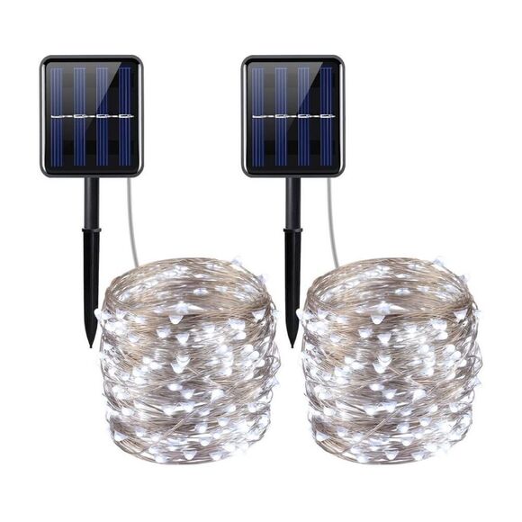 New Solar String Lights Fairy Christmas Decorative Lights for Outdoor Home Party - Picture 1 of 7
